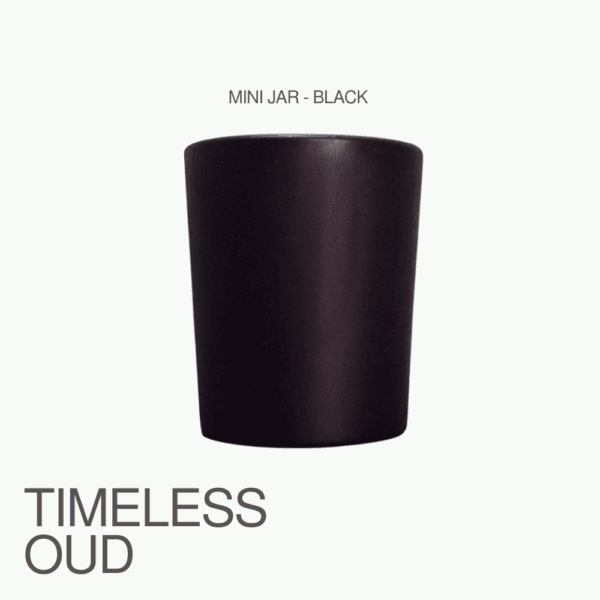 Timeless Oud | Matt Black Glass Jar - 100