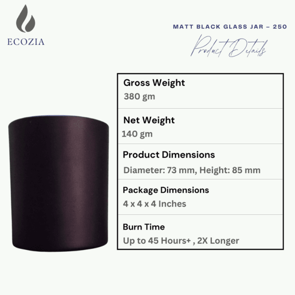 Timeless Oud | Matt Black Glass Jar - 250 - Image 7