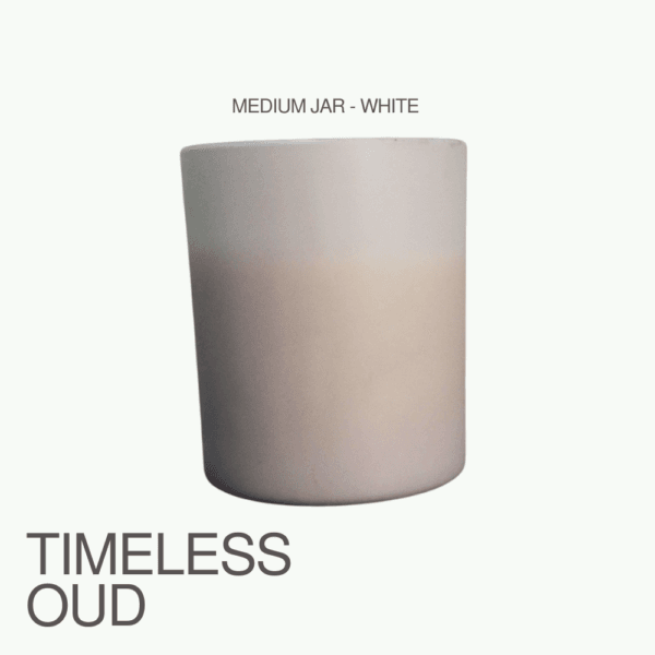 Timeless Oud | Matt White Glass Jar - 250