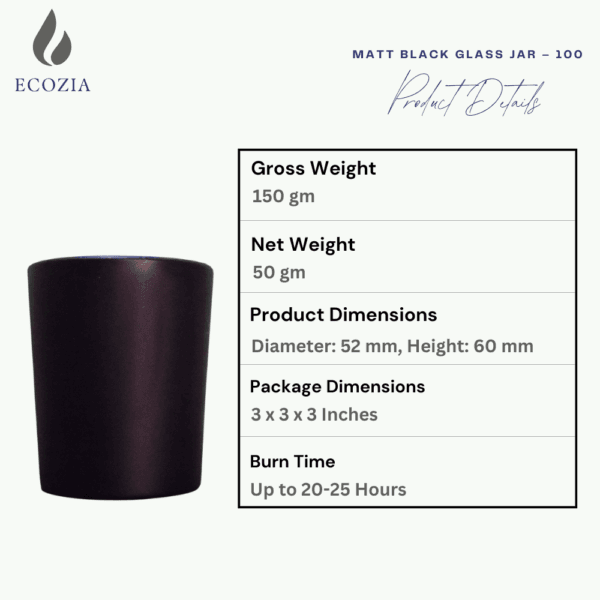 Timeless Oud | Matt Black Glass Jar - 100 - Image 3