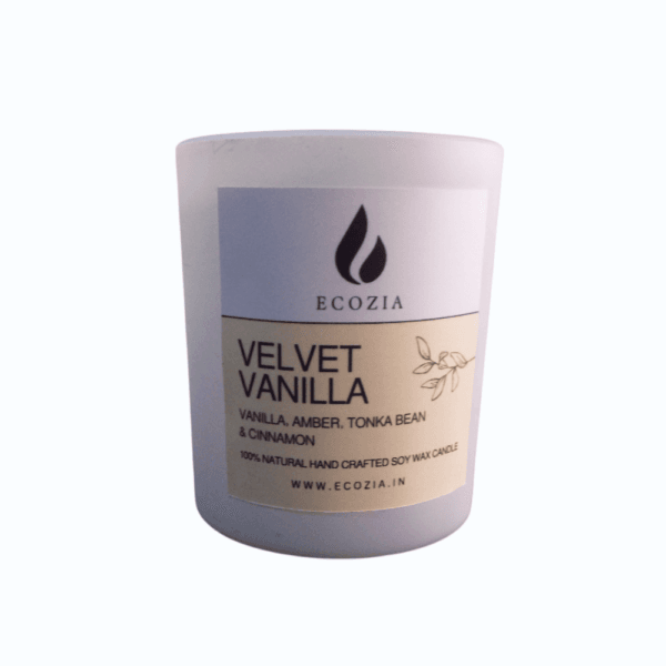 Velvet Vanilla | Matt White Glass Jar – 250 - Image 2