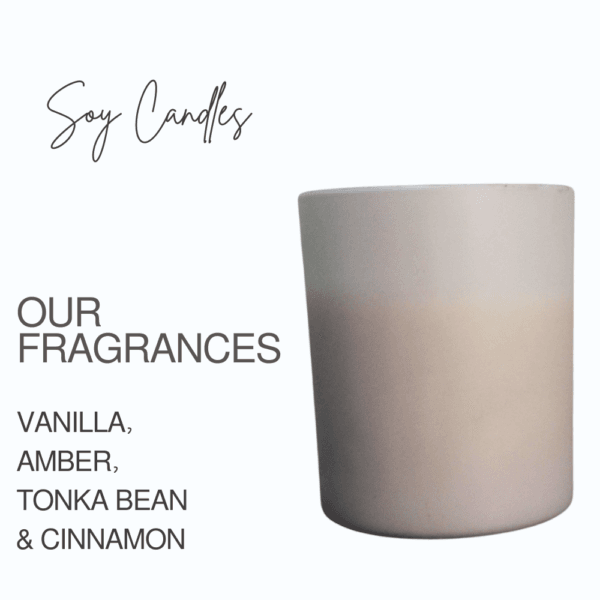 Velvet Vanilla | Matt White Glass Jar – 100 - Image 4