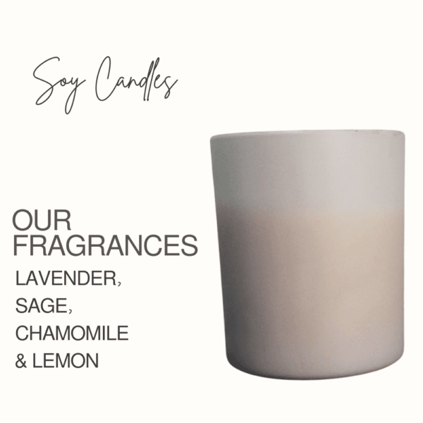 Zen Sage | Matt White Glass Jar – 250 - Image 6