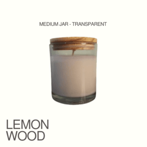 Lemon Wood Transparent Jar